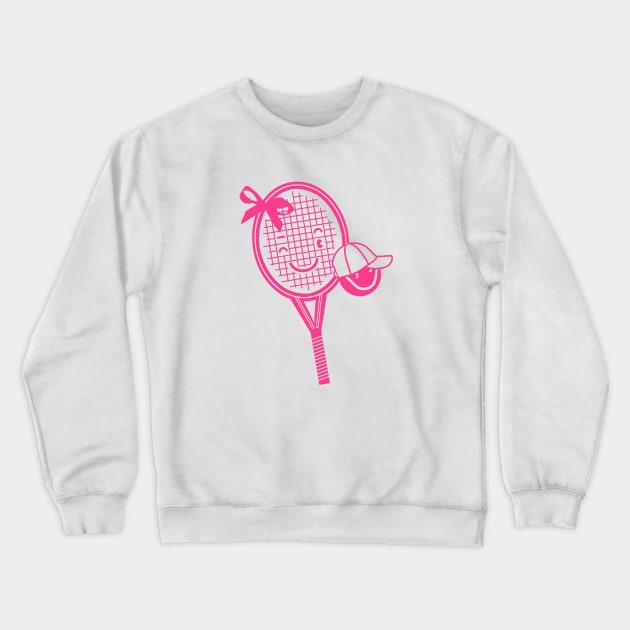 I Love Tennis Crewneck Sweatshirt by AdrianaStore